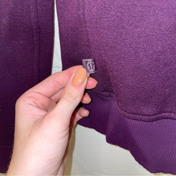 Lululemon Kick the Cold Funnel Neck Full-Zip Darkest Magenta Jacket - Picture 9 of 9